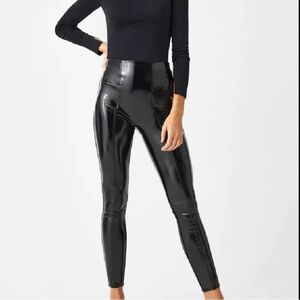 Spanx Faux Patent Leather Leggings